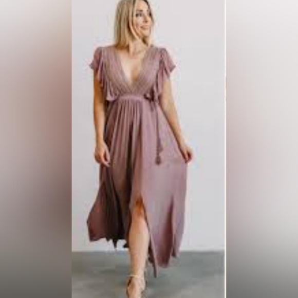 Baltic Born Jennifer Dress in Dusty Mauve Size XXXL - Picture 1 of 10